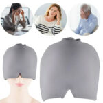 Gorro Relajante Gel Caliente o Frio Dolores de Cabeza o Migrañas Gris