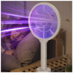 Raqueta Mata Zancudos con Luz UV atrae y elimina insectos-VR - Imagen 2