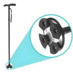 Bastón Ortopedico plegable antideslizante regulable con Luz Led - Imagen 6