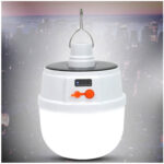 Foco Lámpara Led Portátil Solar Recargable Iluminación para Camping y el Hogar