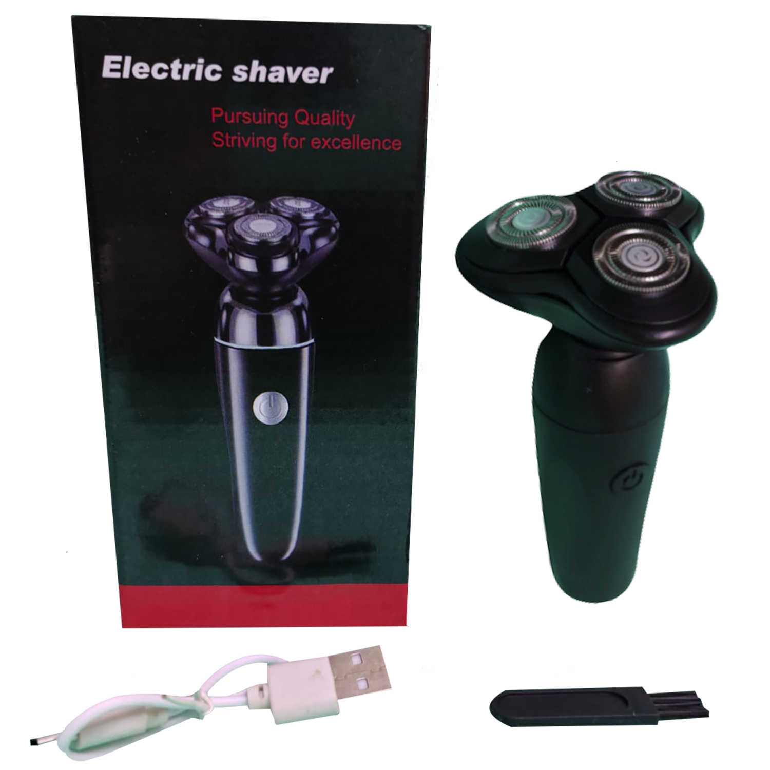 OTR044_001 Maquina Afeitadora recargable de 3 Cabezales Rasuradora - Imagen 1