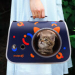 Caja Bolso transportadora de Mascotas Gatos o Perros - Azul - Imagen 7