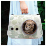 Caja Bolso transportadora de Mascotas Gatos o Perros - HojaV - Imagen 2