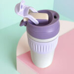 Vaso o taza termica Caliente o Frio de Acero inoxidable 450 ML - LILA - Imagen 3