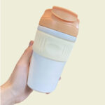 Vaso o taza termica Caliente/Frio de Acero inoxidable 450 ML - NARANJA - Imagen 2