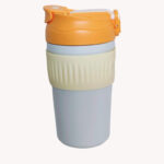 Vaso o taza termica Caliente/Frio de Acero inoxidable 450 ML - NARANJA - Imagen 4
