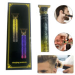 Máquina Patillera y Afeitadora de Pelo y Barba - inalámbrica - Dorada