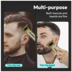 Máquina Patillera y Afeitadora de Pelo y Barba - inalámbrica - Dorada - Imagen 2