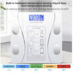 Balanza Báscula Digital Inteligente con Bluetooth Controla Tu Peso y Salud Desde Tu Celular - Blanco - Imagen 4