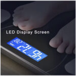 Balanza Báscula Digital Inteligente con Bluetooth Controla Tu Peso y Salud Desde Tu Celular - Negro - Imagen 2