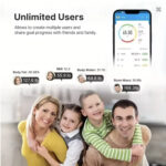 Balanza Báscula Digital Inteligente con Bluetooth Controla Tu Peso y Salud Desde Tu Celular - Rosado - Imagen 6