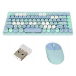 Kit Teclado y Mouse inalámbrico en Español-Computadora Laptop -Celeste - Imagen 7