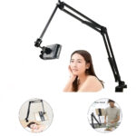 Soporte Multifuncional de Brazo Extensible 360° para Celular y Tablet Flexible Firme y Versátil