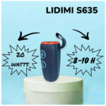 Mini Parlante Portátil Lidimi LD-S635 20W Luces RGB y Bluetooth -Azul - Imagen 5