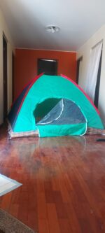 Carpa para Acampar o Camping tipo IGLU para 4 personas-Verde - Imagen 2