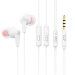 Audífono con Cable Micrófono Excelente Sonido Hd - Color Blanco