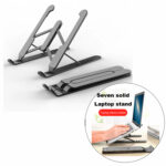 Soporte o base plegable para Laptop - ligero y fácil de llevar - Negro - Imagen 4