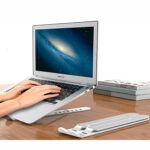 Soporte o base plegable para Laptop - ligero y fácil de llevar - Negro - Imagen 2